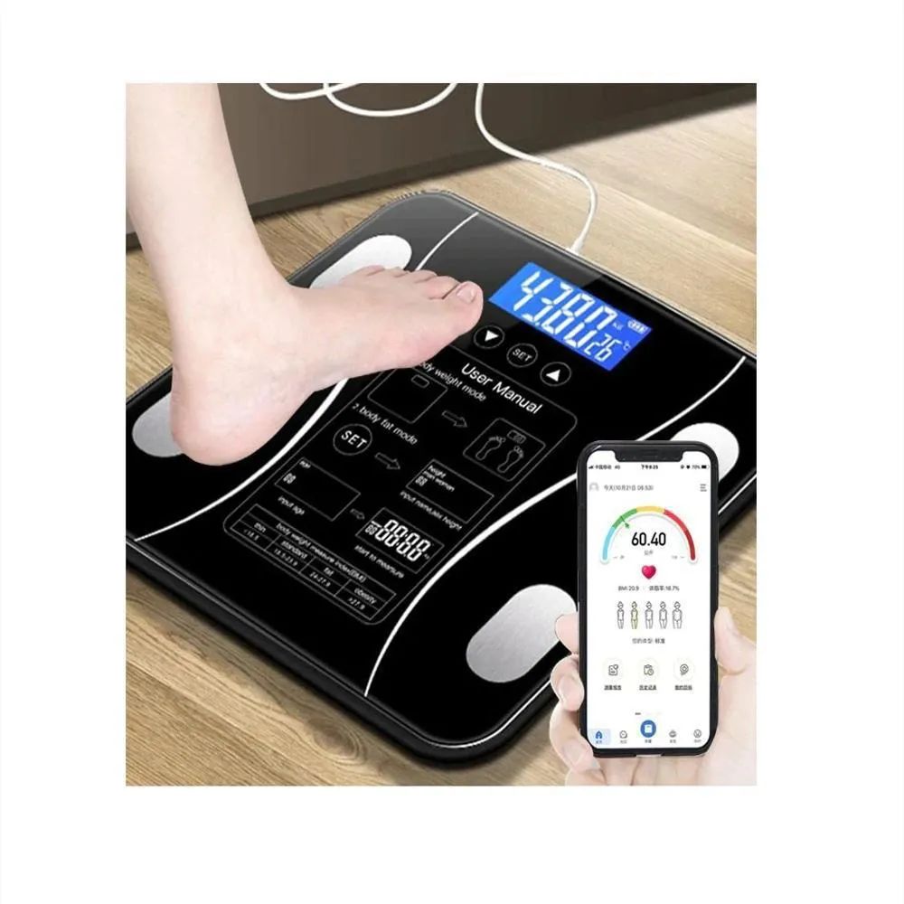 Bascula Inteligente Pesa Bluetooth Vidri