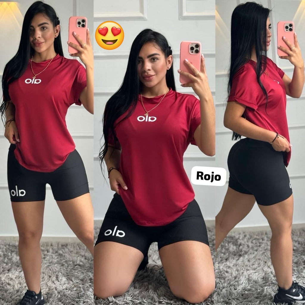 Cojuntos Deportivos Short Mujer
