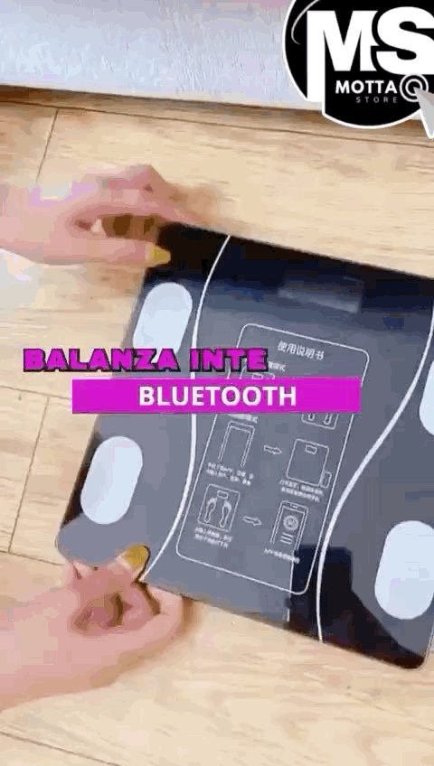 Bascula Inteligente Pesa Bluetooth Vidri